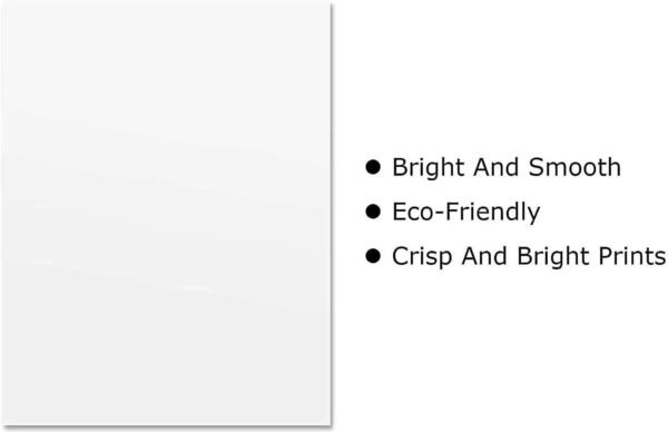 White 100 Sheet Unruled A4 75 gsm A4 paper (Set of 1, White)