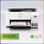 Epson Eco L3266 Multi-function WiFi Color Ink Tank Printer with Micro Piezo Heat Free Technology (4 Ink Bottles Included)